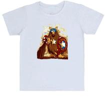 Camiseta Infantil Capitão Cavermérica Camiseta Infantil Capitão Cavermérica