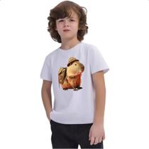 Camiseta Infantil Capivara aventureira Camiseta Infantil Capivara aventureira