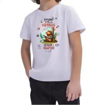 Camiseta Infantil Capivara devagar e sempre