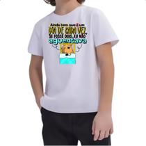 Camiseta Infantil Capivara Dia de cada vez Camiseta Infantil Capivara Dia de cada vez