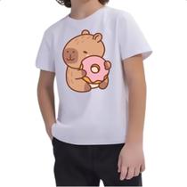 Camiseta Infantil Capivara Donuts