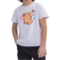 Camiseta Infantil Capivara Fada