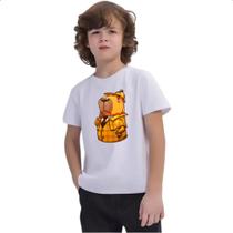 Camiseta Infantil Capivara Holmes