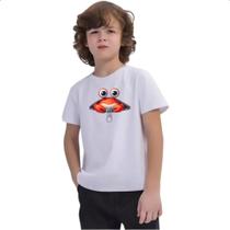 Camiseta Infantil Caranguejo no ziper
