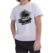 Camiseta Infantil Caravam Explosao Grafite