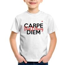 Camiseta Infantil Carpe that fucking Diem - Foca na Moda
