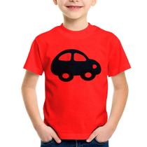 Camiseta Infantil Carrinho Azul - Foca na Moda