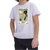 Camiseta Infantil Carta Taro Signo Gemeos
