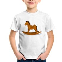 Camiseta Infantil Cavalinho De Pau - Foca na Moda