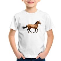 Camiseta Infantil Cavalo Correndo - Foca na Moda