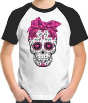 Camiseta Infantil Caveira Mexicana