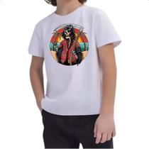 Camiseta Infantil Ceifador Ferias Sunset Art Camiseta Infantil Ceifador Ferias Sunset Art