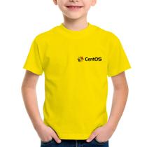 Camiseta Infantil CentOS Linux - Foca na Moda