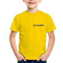 Camiseta Infantil CentOS Linux - Foca na Moda