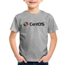 Camiseta Infantil CentOS Linux Logo - Foca na Moda