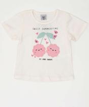Camiseta Infantil Cerejas Manga Curta Marisa Tam 1 a 3-80138 Camiseta Infantil Cerejas Manga Curta Marisa Tam 1 a 3-80138