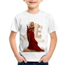 Camiseta Infantil Cersei Lannister Art - Foca na Moda