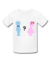 Camiseta Infantil Chá Revelação Menina ou Menino Boy ou Girl Surpresa