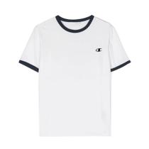 Camiseta Infantil Champion Manga Curta Malhão C Logo Camiseta Infantil Champion Manga Curta Malhão C Logo