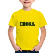 Camiseta Infantil Chega - Foca na Moda