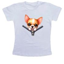 Camiseta Infantil Chihuahua no Ziper