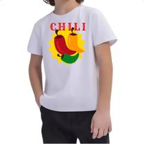 Camiseta Infantil Chili Pimenta