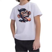 Camiseta Infantil Chimpanze doido