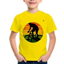 Camiseta Infantil Ciclismo Vintage Sunset - Foca na Moda Camiseta Infantil Ciclismo Vintage Sunset - Foca na Moda