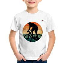Camiseta Infantil Ciclismo Vintage Sunset - Foca na Moda