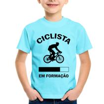 Camiseta Infantil Ciclista em formação - Foca na Moda