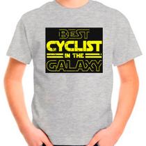 Camiseta Infantil Cinza Bike Bicicleta Ciclismo 07