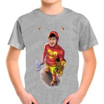 Camiseta Infantil Cinza Chapolin Chaves 05