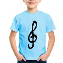 Camiseta Infantil Clave De Sol Arte - Foca na Moda