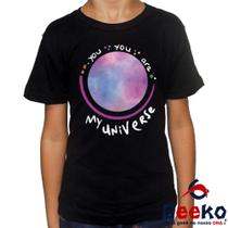 Camiseta Infantil Coldplay 100% Algodão You You Are My Universe Algodão Geeko Camiseta Infantil Coldplay 100% Algodão You You Are My Universe Algodão Geeko