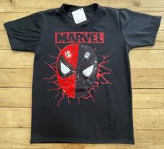 Camiseta Infantil com Led Heróis da Marvel e Disney