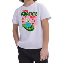 Camiseta Infantil Come abacate bem
