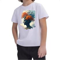 Camiseta Infantil Conciencia Mae Natureza Camiseta Infantil Conciencia Mae Natureza