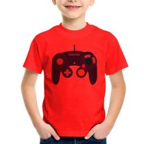 Camiseta Infantil Controle Retrô Vídeo Game Gamepad - Foca na Moda