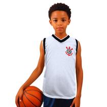 Camiseta Infantil Corinthians Regata Basket Style Oficial Camiseta Infantil Corinthians Regata Basket Style Oficial