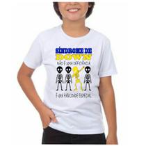 Camiseta infantil criança síndrome de down - Dogs