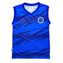 Camiseta Infantil Cruzeiro Regata Listrada Oficial Camiseta Infantil Cruzeiro Regata Listrada Oficial