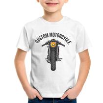 Camiseta Infantil Custom Motorcycle - Foca na Moda