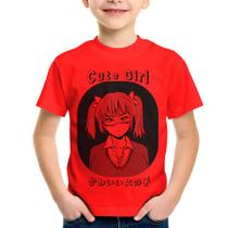 Camiseta Infantil Cute Girl - Foca na Moda