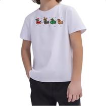 Camiseta Infantil Dachshund Salsicha Natal