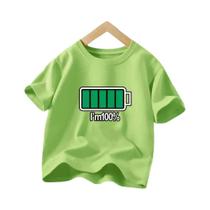 Camiseta Infantil De Algodão Com Estampa De Cão Harajuku, Buldogue Francês, Manga Curta, Top Gráfico