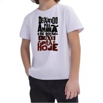 Camiseta Infantil Deixando para amanha o de hoje