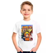 Camiseta Infantil Desenho Naruto Anime 10