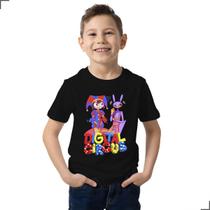 Camiseta Infantil Desenho O Incrível Circus Amazing Série Tv - Asulb