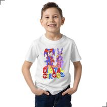 Camiseta Infantil Desenho O Incrível Circus Amazing Série Tv - Asulb