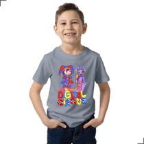 Camiseta Infantil Desenho O Incrível Circus Amazing Série Tv
